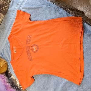 Virginia tech ladies v-neck t-shirt
